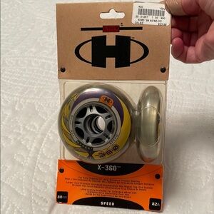 NWT HYPER Rollerblade SPEED Wheels Set of 4 X-360 80MM 82A